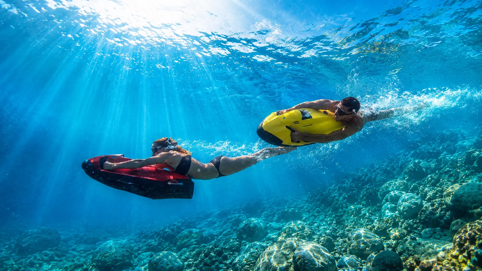 SEABOB sous l’eau